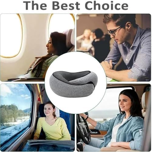 Memory Foam Travel Neck Pillow for Airplanes