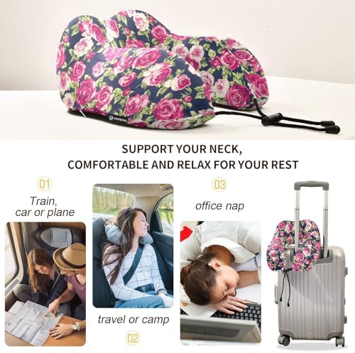 ALAZA Washable Memory Foam Neck Travel Pillow