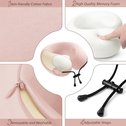 Ergonomic Travel Pillow for Adults