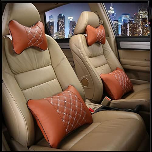 Car Headrest Neck Pillow with Adjustable Straps