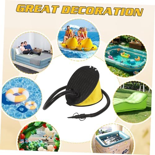 Go-To Portable Foot Pump for Air Mattresses and Balloons