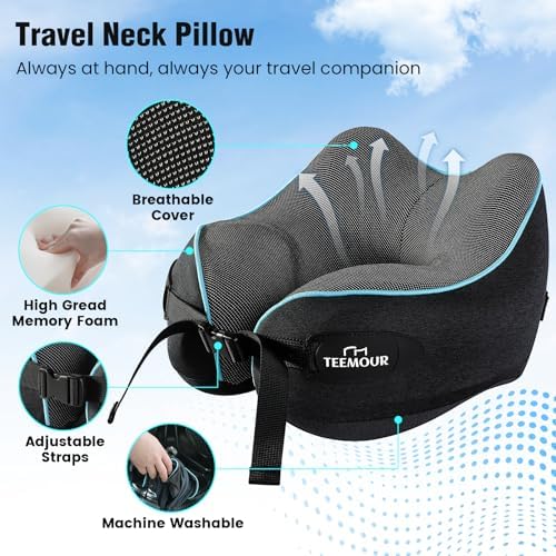 Benesfield Ergonomic Travel Neck Pillow