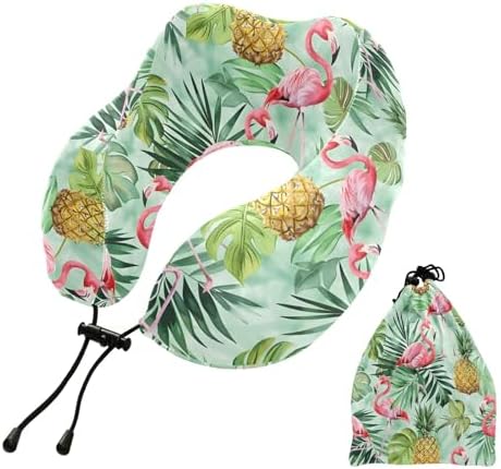 ALAZA Neck Travel Pillow with Memory Foam Comfort and Support