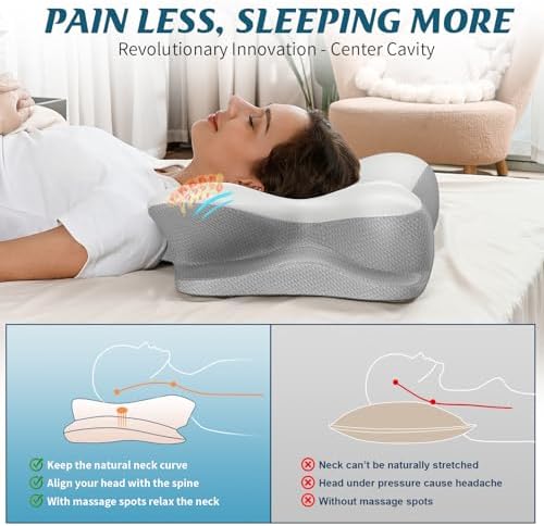 Cooling Pillow for Neck Pain Relief
