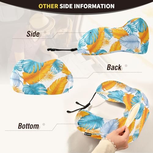 ALAZA Neck Travel Pillow for Sleeping Airplanes