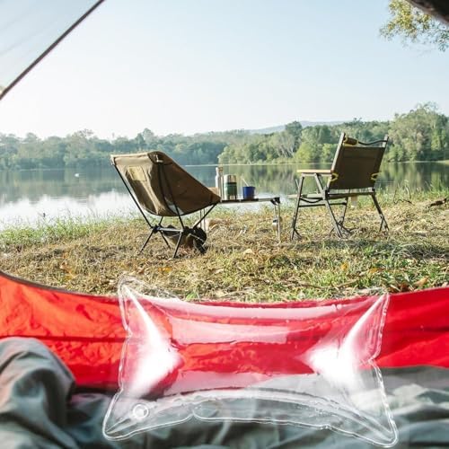 Kyofis Transparent Travel Pillow Perfect for Camping Hiking Backpacking