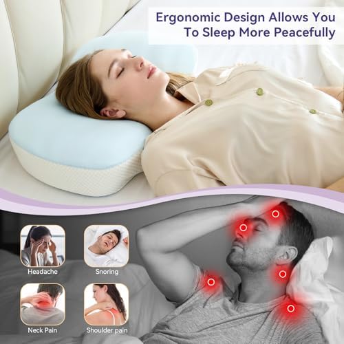 Memory Foam Pillow for Neck and Shoulder Pain Relief