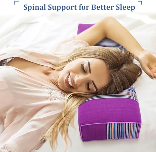 JOERRES Buckwheat Pillow for Neck Cervical 21x8x3inch