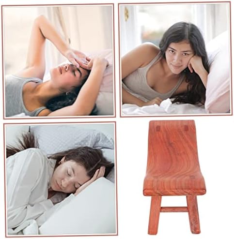Ergonomic Wooden Neck Pillow for Sleep Napping and Posture Support