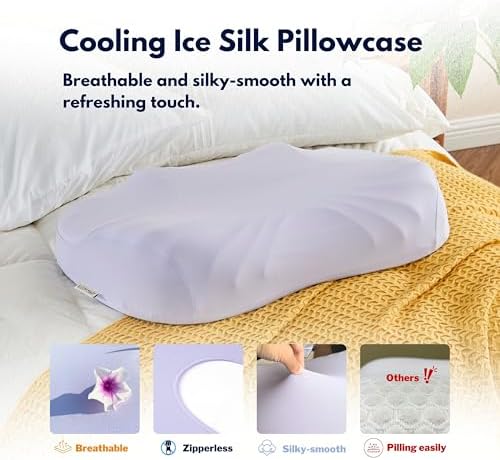 Ergonomic Pillow for Neck Pain Relief