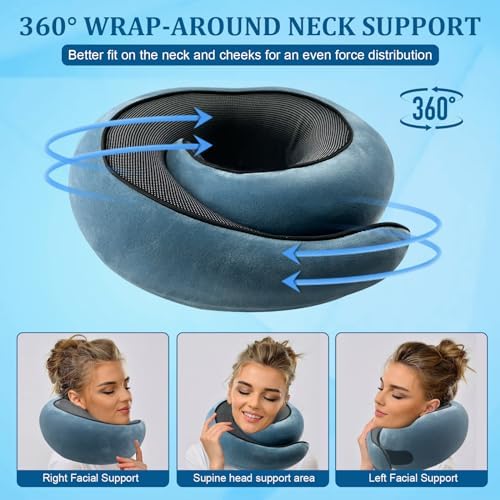 Eva Travel Pillow for Airplane Neck Support