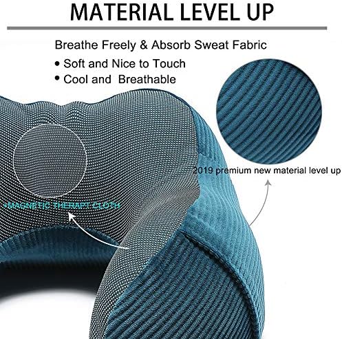 Umerci Memory Foam Neck Pillow with 360-Degree Head Support