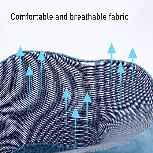 Ergonomic Memory Foam Neck Pillow for Airplane Travel
